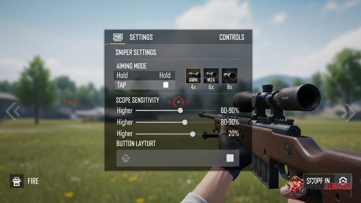 PUBG Mobile Best Sniper Settings